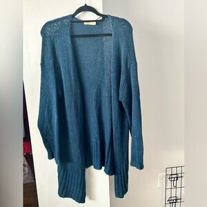 UGG Blue Knit Cardigan Sweater